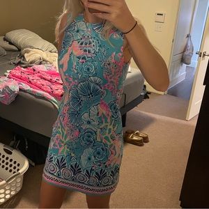 ❤️ NWT Size 4 - Lilly Pulitzer - Mika Stretch Shift Dress - Bali Blur